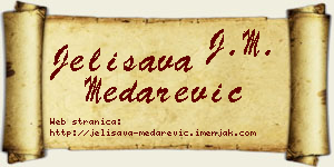 Jelisava Medarević vizit kartica